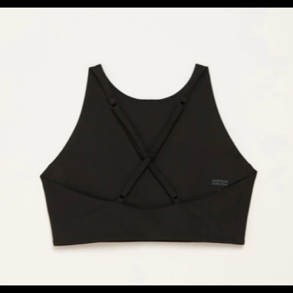 Girlfriend Collective Topanga Bra Black NWT - Picture 3 of 3